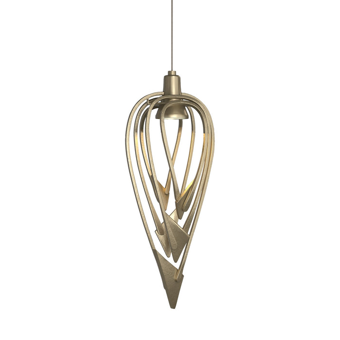 Amulet Low Voltage Mini Pendant in Soft Gold - 161170-SKT-STND-84 by Hubbardton Forge