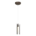 Exos Glass Low Voltage Mini Pendant in Bronze - 161180-SKT-STND-05-ZM0065 by Hubbardton Forge