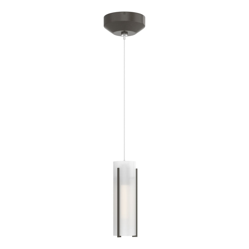 Exos Glass Low Voltage Mini Pendant in Dark Smoke - 161180-SKT-STND-07-GG0065 by Hubbardton Forge