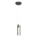 Exos Glass Low Voltage Mini Pendant in Dark Smoke - 161180-SKT-STND-07-ZM0065 by Hubbardton Forge
