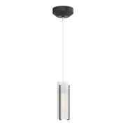 Exos Glass Low Voltage Mini Pendant in Black - 161180-SKT-STND-10-GG0065 by Hubbardton Forge