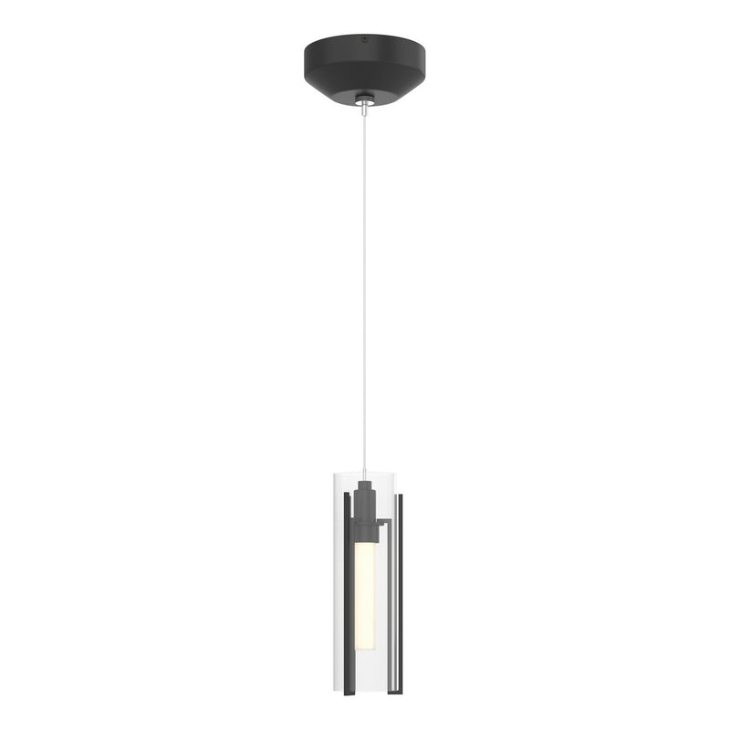 Exos Glass Low Voltage Mini Pendant in Black - 161180-SKT-STND-10-ZM0065 by Hubbardton Forge