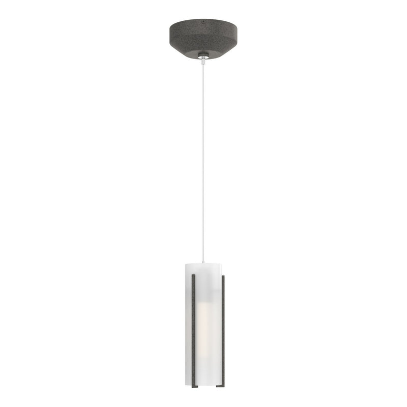 Exos Glass Low Voltage Mini Pendant in Natural Iron - 161180-SKT-STND-20-GG0065 by Hubbardton Forge