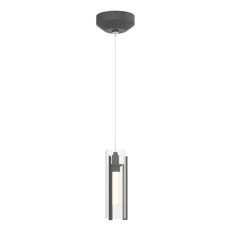 Exos Glass Low Voltage Mini Pendant in Natural Iron - 161180-SKT-STND-20-ZM0065 by Hubbardton Forge