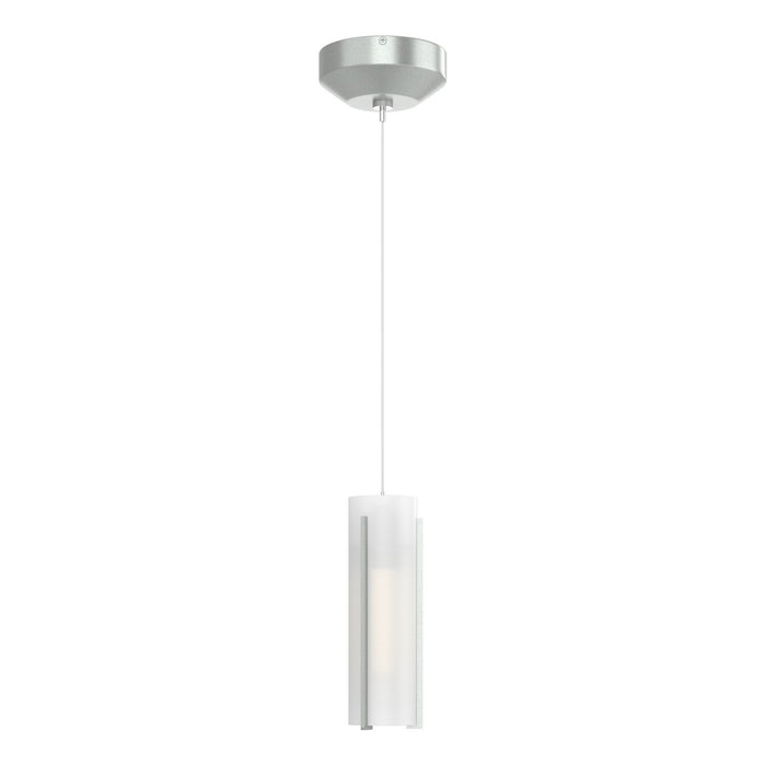 Exos Glass Low Voltage Mini Pendant in Vintage Platinum - 161180-SKT-STND-82-GG0065 by Hubbardton Forge