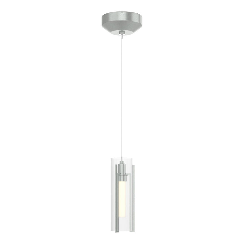 Exos Glass Low Voltage Mini Pendant in Vintage Platinum - 161180-SKT-STND-82-ZM0065 by Hubbardton Forge