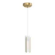 Exos Glass Low Voltage Mini Pendant in Modern Brass - 161180-SKT-STND-86-GG0065 by Hubbardton Forge