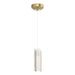 Exos Glass Low Voltage Mini Pendant in Modern Brass - 161180-SKT-STND-86-GG0065 by Hubbardton Forge