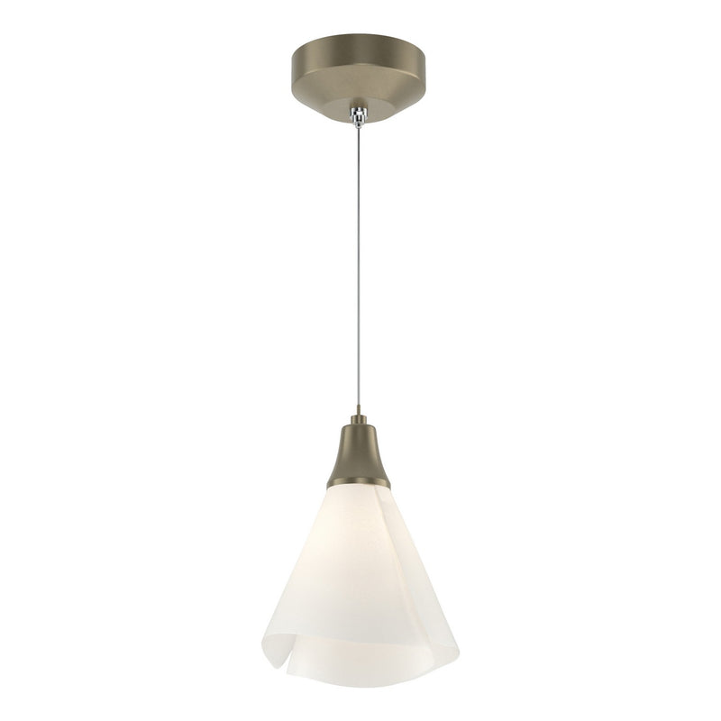 Mobius Low Voltage Mini Pendant in Soft Gold - 161181-SKT-STND-84-SH1987 by Hubbardton Forge
