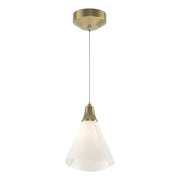Mobius Low Voltage Mini Pendant in Modern Brass - 161181-SKT-STND-86-SH1987 by Hubbardton Forge