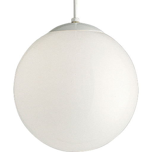 Opal Globes One Light Pendant in White