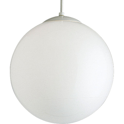 Opal Globes One Light Pendant in White