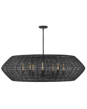 Luca LED Chandelier in Black - Lamps Expo