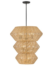Luca 10-Light Multi-Tier Pendant in Black