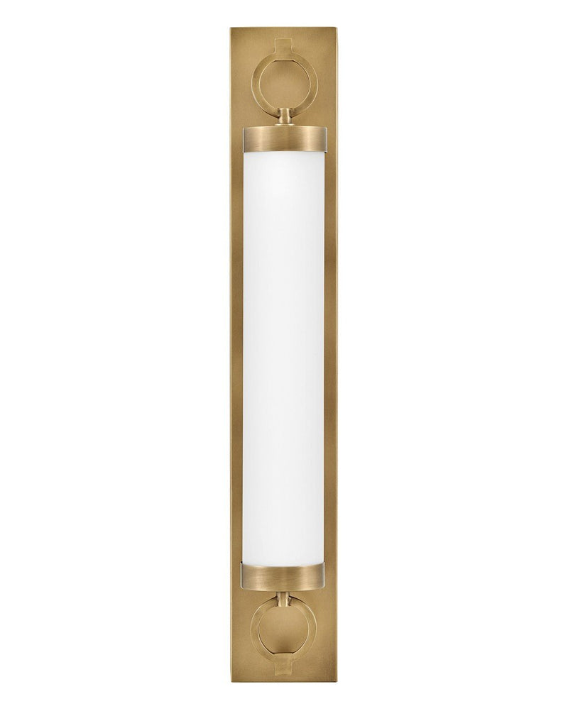 Baylor 30" Bath Vanity Light in Heritage Brass