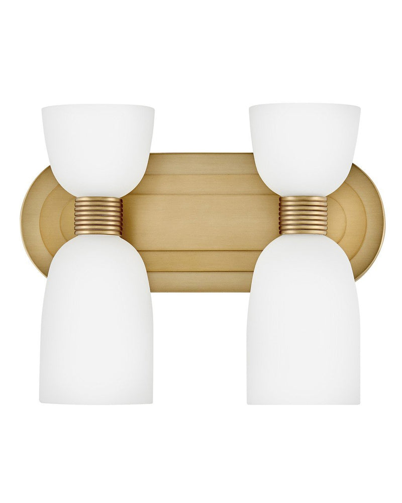 Tallulah 4-Light Bath Vanity Light in Lacquered Brass