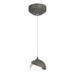 Brooklyn Double Shade Low Voltage Mini Pendant in Natural Iron with White Accent - 161183-SKT-STND-20-02-GG0711 by Hubbardton Forge