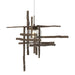 Tura Seeded Glass Low Voltage Mini Pendant in Bronze - 161184-SKT-STND-05-II0728 by Hubbardton Forge