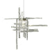 Tura Seeded Glass Low Voltage Mini Pendant in Vintage Platinum - 161184-SKT-STND-82-II0728 by Hubbardton Forge