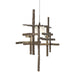 Tura Frosted Glass Low Voltage Mini Pendant in Bronze - 161185-SKT-STND-05-YC0305 by Hubbardton Forge