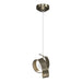 Riza Low Voltage Mini Pendant in Soft Gold - 161186-SKT-STND-84-GG0711 by Hubbardton Forge
