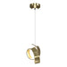 Riza Low Voltage Mini Pendant in Modern Brass - 161186-SKT-STND-86-GG0711 by Hubbardton Forge