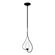 Flora Up Light Mini Pendant in Black - 183050-SKT-MULT-10-ZS0354 by Hubbardton Forge