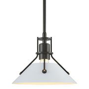 Henry Mini Pendant in Dark Smoke with White Accent - 184250-SKT-MULT-07-02 by Hubbardton Forge