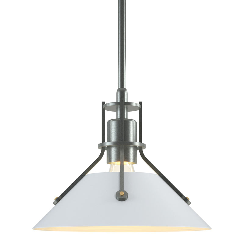 Henry Mini Pendant in Vintage Platinum with White Accent - 184250-SKT-MULT-82-02 by Hubbardton Forge