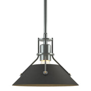 Henry Mini Pendant in Vintage Platinum with Natural Iron Accent - 184250-SKT-MULT-82-20 by Hubbardton Forge