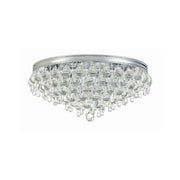 Calypso 6 Light 20" Flush Mount in Polished Chrome