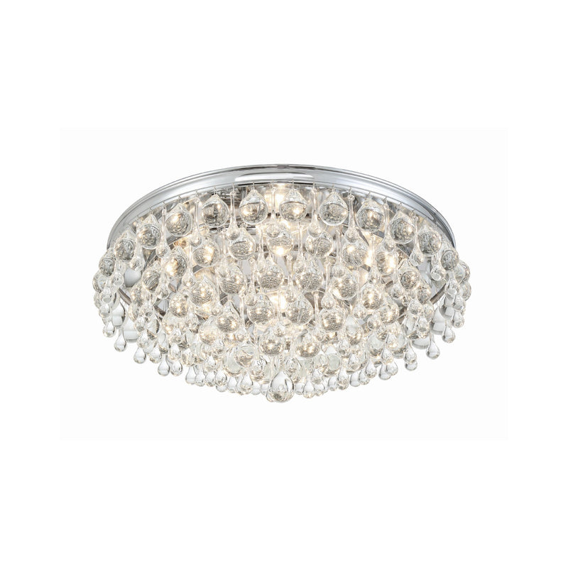 Calypso 6 Light 20" Flush Mount in Polished Chrome