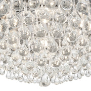 Calypso 6 Light 20" Flush Mount in Polished Chrome