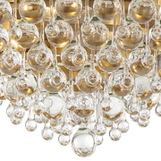 Calypso 6 Light 20" Flush Mount in Vibrant Gold