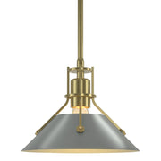 Henry Mini Pendant in Modern Brass with Vintage Platinum Accent - 184250-SKT-MULT-86-82 by Hubbardton Forge