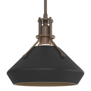 Henry with Chamfer Pendant in Bronze with Black Accent - 184251-SKT-MULT-05-10 by Hubbardton Forge