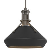 Henry with Chamfer Pendant in Dark Smoke with Black Accent - 184251-SKT-MULT-07-10 by Hubbardton Forge