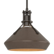 Henry with Chamfer Pendant in Oil Rubbed Bronze with Bronze Accent - 184251-SKT-MULT-14-05 by Hubbardton Forge