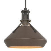 Henry with Chamfer Pendant in Natural Iron with Bronze Accent - 184251-SKT-MULT-20-05 by Hubbardton Forge