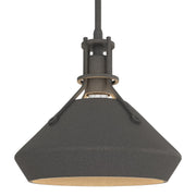 Henry with Chamfer Pendant in Natural Iron with Natural Iron Accent - 184251-SKT-MULT-20-20 by Hubbardton Forge