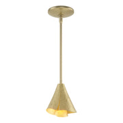 Mobius Steel Shade Mini Pendant in Modern Brass - 184500-SKT-MULT-86 by Hubbardton Forge