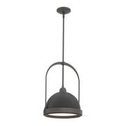 Atlas Small Pendant in Dark Smoke with Black Accent - 187462-SKT-MULT-07-10 by Hubbardton Forge