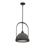 Atlas Small Pendant in Black with Oil Rubbed Bronze Accent - 187462-SKT-MULT-10-14 by Hubbardton Forge