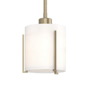 Exos Small Mini Pendant in Soft Gold - 187650-SKT-MULT-84-GG0140 by Hubbardton Forge
