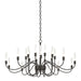 Lisse 20 Arm Chandelier in Oil Rubbed Bronze - 192043-SKT-14 by Hubbardton Forge