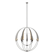 Double Cirque Large Scale Chandelier in Oil Rubbed Bronze - 194248-SKT-14 by Hubbardton Forge