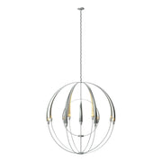 Double Cirque Large Scale Chandelier in Vintage Platinum - 194248-SKT-82 by Hubbardton Forge
