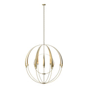 Double Cirque Large Scale Chandelier in Modern Brass - 194248-SKT-86 by Hubbardton Forge