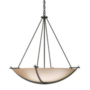 Compass Large Scale Pendant in Dark Smoke - 194531-SKT-07-SS0170 by Hubbardton Forge