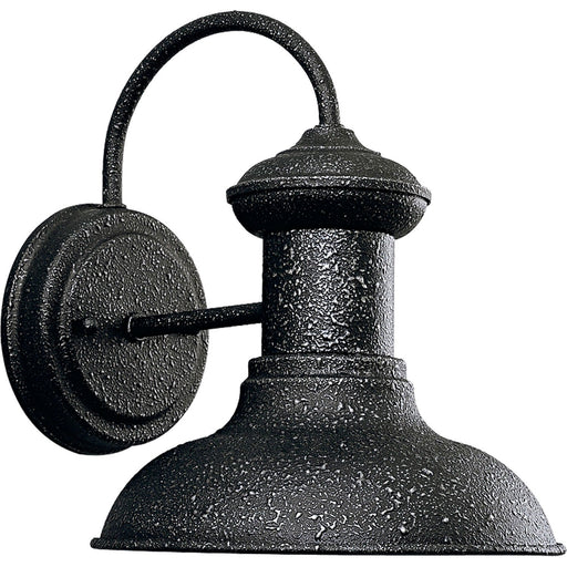Brookside Small Outdoor Wall Sconce in Gilded Iron
